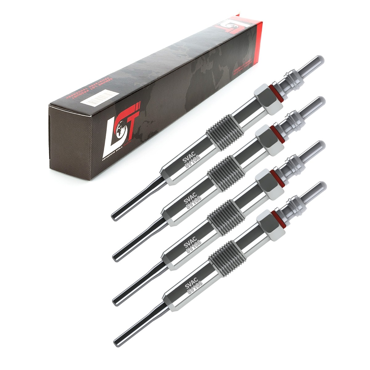 4x Glow Plug Rod Glow Plug 11V for RENAULT LATITUDE SCENIC TWINGO