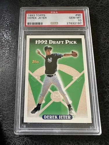 1993 Derek Jeter Topps Rookie RC #98 PSA 10 Gem Mint 