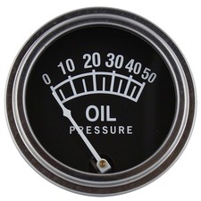 Universal Oil Pressure Gauge Fits John Deere Tractor 0-50 Psi