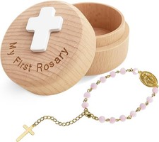 TBTFW My First Rosary, Baptism Gifts Rosary, Baptism Catholic Gift for Boy Gi
