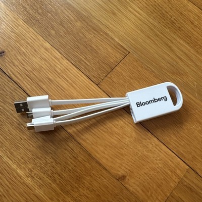Bloomberg Logo Converter Cable USB Type A, Mini, Micro