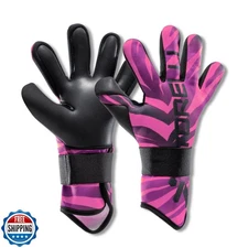 Storelli Challenger Goalkeeper Gloves, Youth Soccer Gloves, Enhanced Protecti