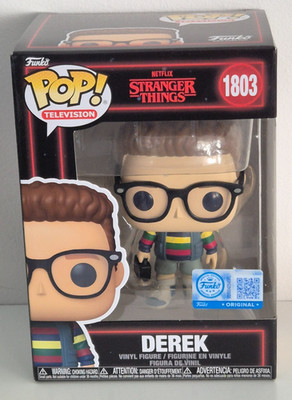 Funko POP! TV Stranger Things (S5) Derek #1803 inkl. Protector Neuwertig Neu