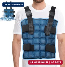 Cooling Vest for Men Women, Adjustable Reusable Ice Vest for Hot Weather, Moto