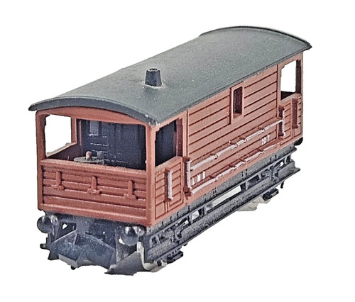 Graham Farish 3001 Spur N LMS 20 Tonnen Brake Van Wagon in LMS Bauxite Livery Box. | Zustand: Used