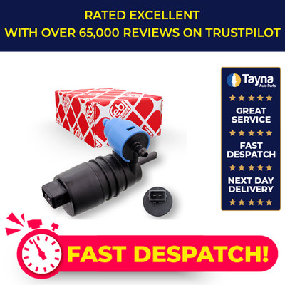 Washer Pump fits SEAT 1H6955651 Febi Genuine Top Quality Guaranteed New