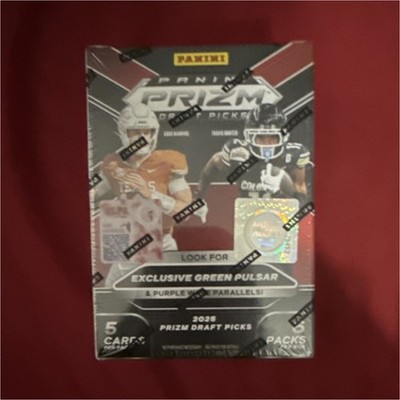 Panini Prizm Draft Picks 2025 Football Box 30 Cards Green Pulsar Ewers