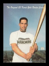 1992 Bleachers 23KT David Justice #NNO David Justice PROMO Atlanta Braves