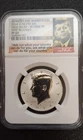 2014 W 50C REVERSE PROOF SILVER KENNEDY HALF DOLLAR NGC PF69 50TH ANNIVERSARY