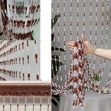 String Curtain Panels Door Fly Screen Room Divider Net Hanging Beaded Curtains