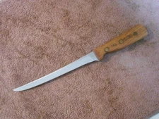 CHICAGO CUTLERY 78S 7 1/2" Fillet Knife Walnut Handle EXCELLENT CONDITION!