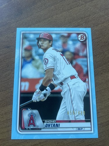 2020 Bowman - Shohei Ohtani #26 Sky Blue 459/499