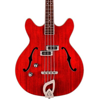 Guild Starfire I Bass Semi-Hollow Short Scale Left-Handed Bass Guitar Cherry Red