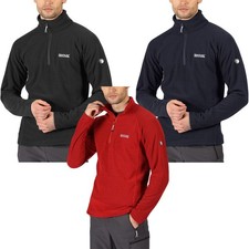 Regatta Mens Kenger 1/2 Zip Mid Weight Honeycomb Outdoor Fleece Pullover