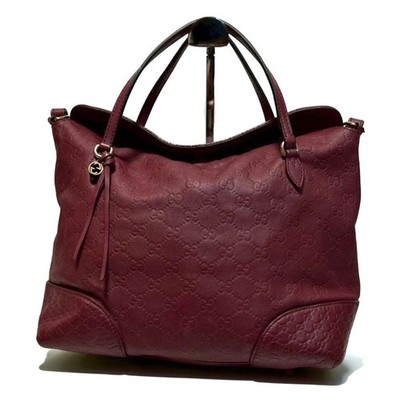 GUCCI Guccissima Bree Hand Bag Shoulder Bag  Authentic