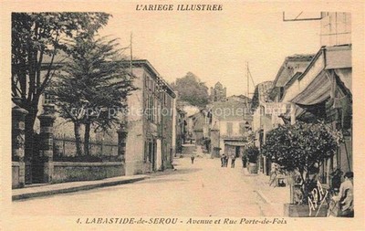 La Bastide-de-Serou La Bastide-Serou FOIX 09 Ariege Avenue et Rue Porte de Foix