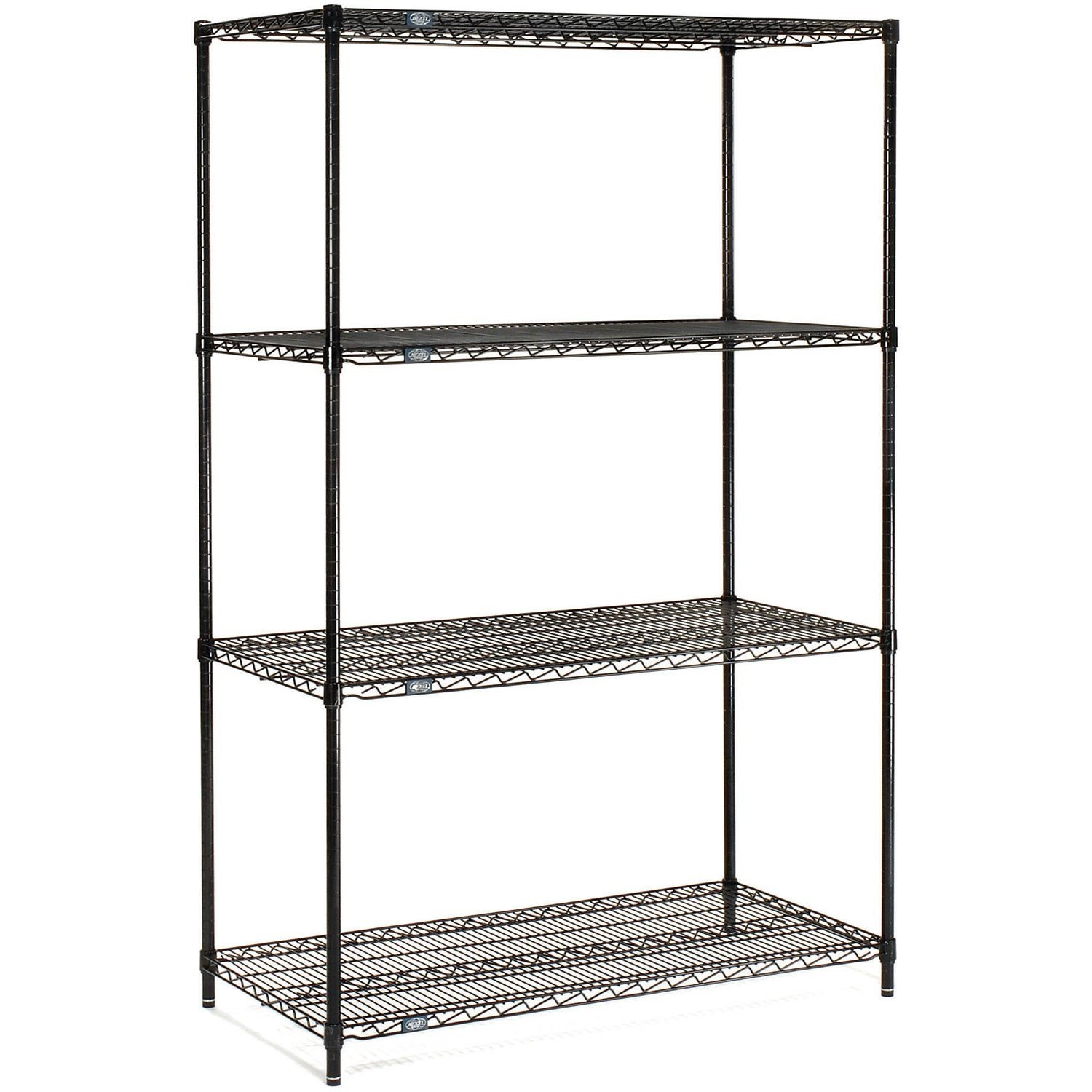24" X 30" X 63", 4 Tier Adjustable Wire Shelving Unit, NSF Listed Commercial Sto
