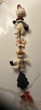 Christmas Wall Hanging 26  Long Two Snowmen Holiday Rustic Country