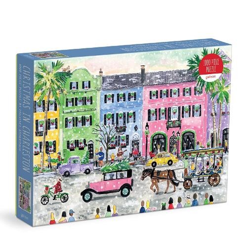 Michael Storrings Christmas in Charleston 1000 Piece Puzzle by Galison (Jigsaw) - Image 3