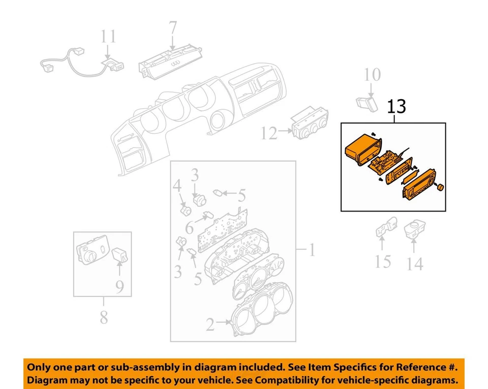 Suzuki Verona 2004-2004 calefacción aire acondicionado control de clima 96392751 RQCH9 Foto 3 de 4