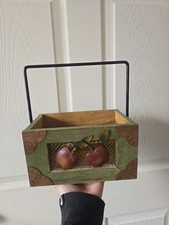 Wooden Apple Box, Country Decor, Farm Style, ...