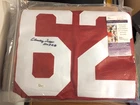 Charley Trippi Signed Arizona Red Football Jersey JSA COA, Autographed 'HOF 86'