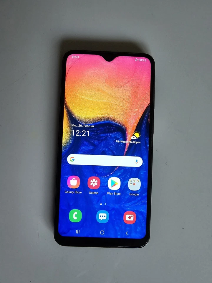 Samsung Galaxy A10 A105F 32GB Dual Sim Smartphone Blau - Bild 3 von 4