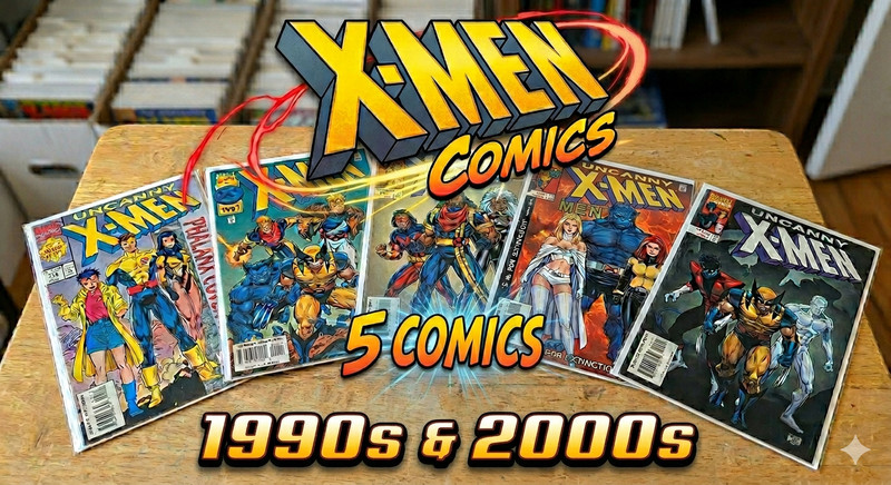 Marvel  Comics Job Lot of 5X X-Men Comics 1990s to 2000s VF/NM