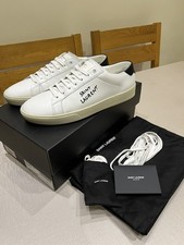 YSL Saint Laurent Paris Court Classic SL/06 Embroidered Sneakers - UK7