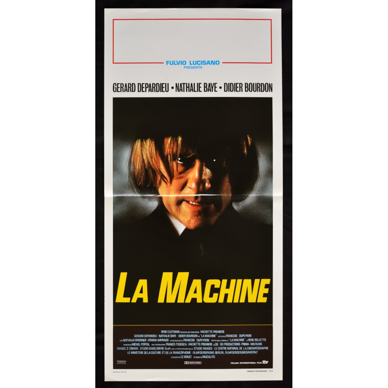 Locandina originale film LA MACHINE - UN CORPO IN PRESTITO (1994) - Regia di François Dupeyron