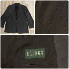Lauren Ralph Lauren Men  s Wool Blazer Size 44R Charcoal Gray Made In Canada