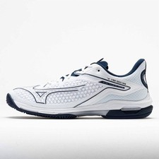 Mizuno Men's Wave Exceed Tour 6 Ac Running Shoes White/dress Blue
