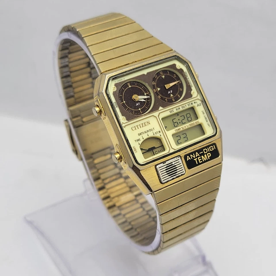 Reloj Hombre Citizen Ana-Digi Temp 8982-085027 Cuarzo Vintage Foto 2 de 4