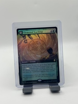 MTG, Elemental Teachings FOIL $3 ORDER MIN 378 NM (Extended Art) Avatar TLA