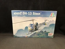 Italeri Bell OH-13 Sioux Korean War Helicopter 1:48 Scale Plastic Model Kit 2820