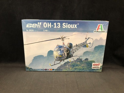 #ad #ad Italeri Bell OH 13 Sioux Korean War Helicopter 1:48 Scale Plastic Model Kit 2820 $41.99