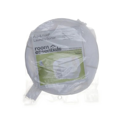 Room Essentials, Wäschetasche, Pop & Fold Laundry Sorter, Weiß, 1 st #d81