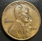 1944-P Lincoln Wheat Cent  Major Obv Lamination Error A-902