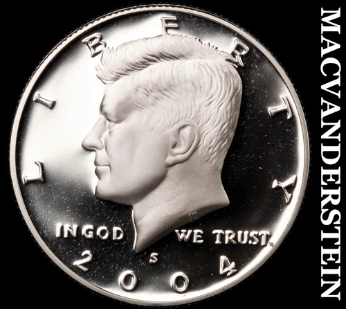 2004-S Silver Kennedy Half Dollar - Choice Gem Proof  Lustrous  #i1682