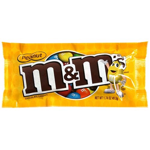 M&M's Peanut Chocolate Candy (1.74 Ounce, 48 Count) - Picture 2 of 5