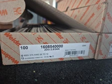WEIDMÜLLER ZDU 2.5/3AN feed-through terminal block 1608540000 (1 pack = 100pcs) -new-