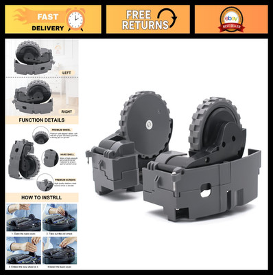 Drive Wheel Module Pair for iRobot Roomba 500 600 700 800 900 Series - Replaceme
