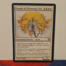 Magic: The Gathering Myojin of Cleansing Fire Rare Legendary Spirit Kamigawa Wh…