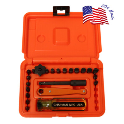 Chapman MFG #0623 ORANGE Typewriter Screwdriver Set USA MADE