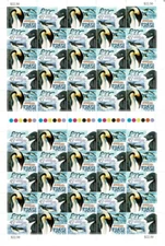 Stamps 2000 AAT Australia Antarctic Penguins in complete sheet of 50 inc value