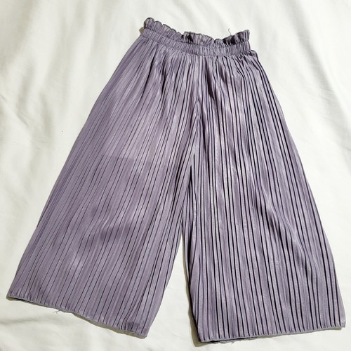 Girl's Summer Fashion Chiffon Wide Leg Pants Capri Bottom Size 5 / 6 - Picture 3 of 15