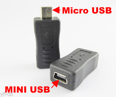 100pcs Mini 5pin Female Jack To Micro 5pin Male USB Adapter Converter Connector