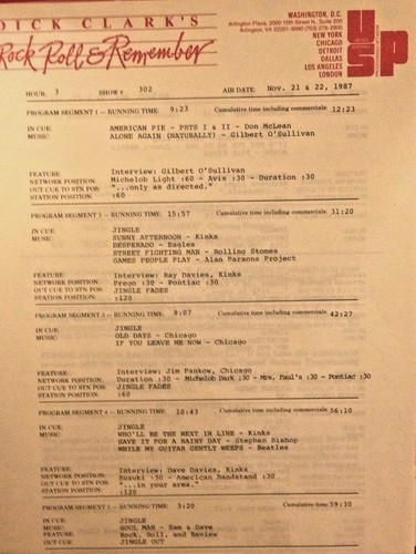 RADIO SHOW: DICK CLARK RR&R 11/21/87 KINKS TRIBUTE w/13 INTERVIEWS & FEATURES - Picture 3 of 7