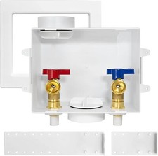 Washing Machine Outlet Box 1/2 Inch CPVC Inlet x 3/4 Inch MHT Outlet Connecti...