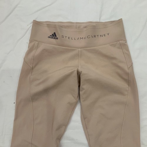 STELLA McCARTNEY ADIDAS CLIMALITE LEGGINGS SZ S IN NATURAL BEIGE COLOR-PRE OWNED - Picture 10 of 11
